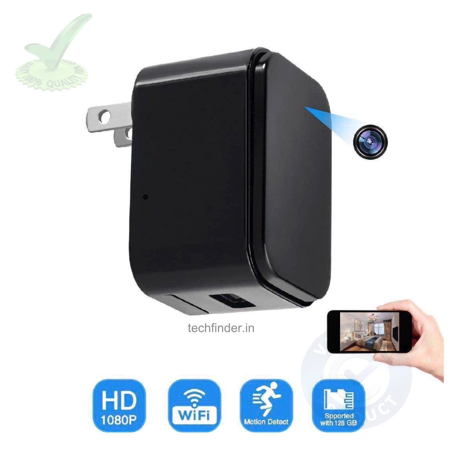 4k Wi-Fi Spy Hidden Camera with Recorder in Charging Adaptor 4k Wi-Fi Spy Hidden Camera with Recorder in Charging Adaptor